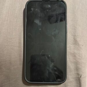 Sleek Black Smartphone with Case